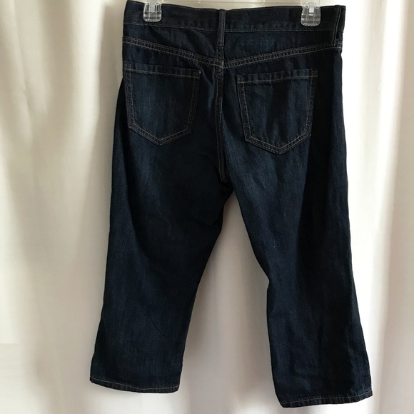 Old Navy "The Diva" Crop Jeans Dark Blue Wash (Size 4) - Picture 4 of 7
